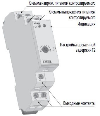реле контроля фаз HRN-55
