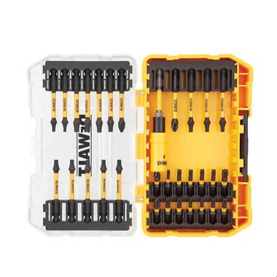 Фото набора бит DeWALT DT70745Tв пластиковом кейсе желтого цвета