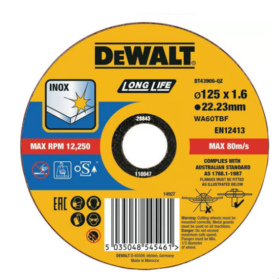 Фото диска DeWALT DT43906