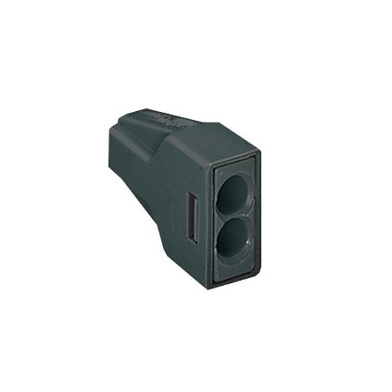 СМЯ 773-302 IEK темно сірого кольору (на 2 контакта) (S <sub>дроту</sub> до 2,5мм²) , I<sub>n</sub>=24А