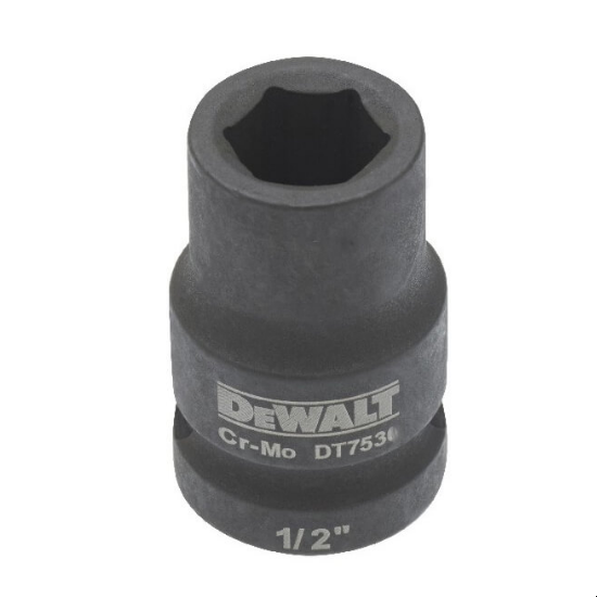 Фото торцевой головки DeWALT на 19мм с профилем 6 граней - артикул DT7537