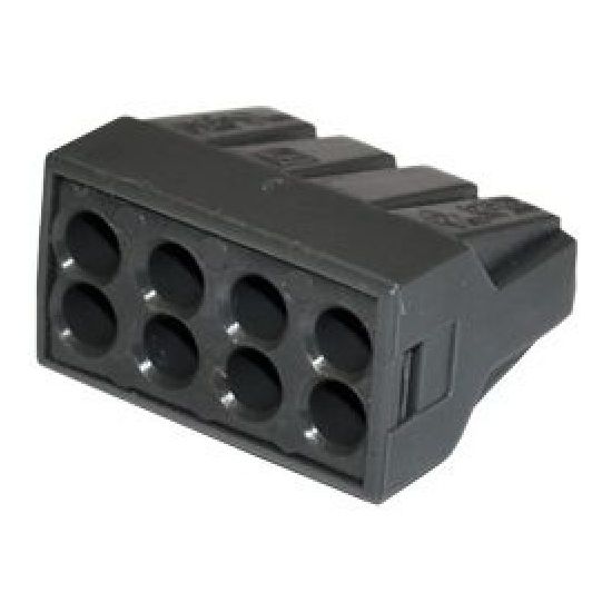 СМК 773-308 IEK серого цвета (на 8 контактов) (сечение до 2,5мм²) , I<sub>n</sub>=24А