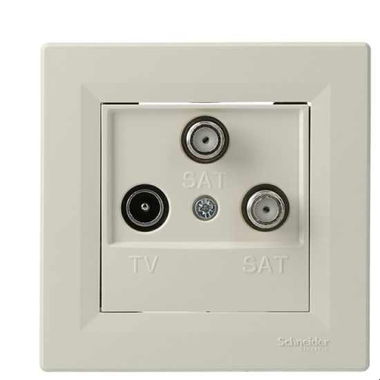 Фото Schneider Electric серії Asfora EPH3600123 кремового кольору