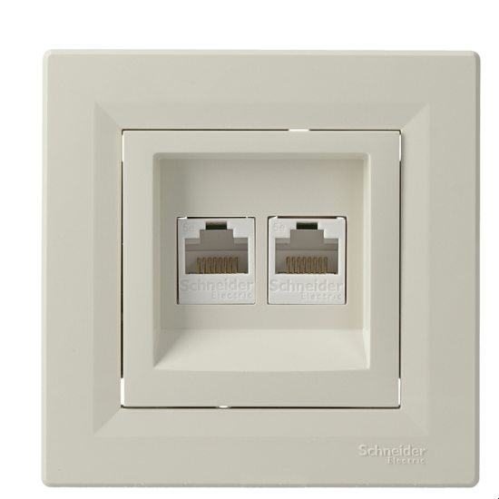 Фото Schneider Electric серії Asfora EPH4400123 кремового кольору