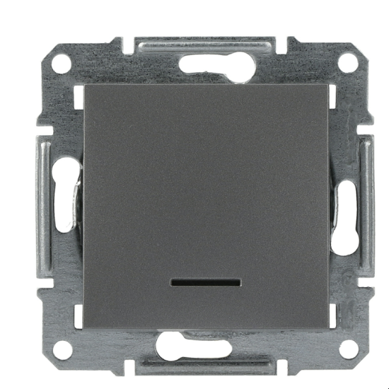 Фото Schneider Electric з серії Asfora EPH1400162 стального кольору
