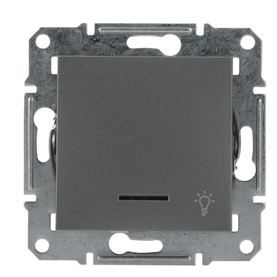 Фото Schneider Electric из серии Asfora EPH1800162 стального цвета