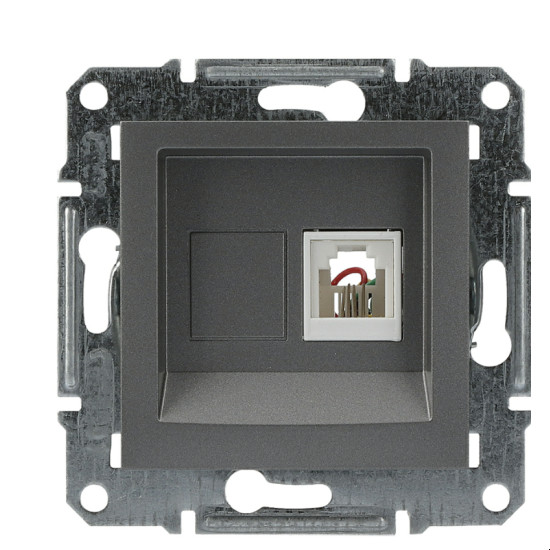 Фото Schneider Electric серии Asfora EPH4100162 стального цвета
