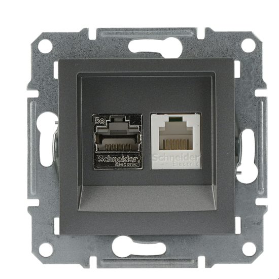 Изображение Schneider Electric из серии Asfora EPH4900162 стального цвета