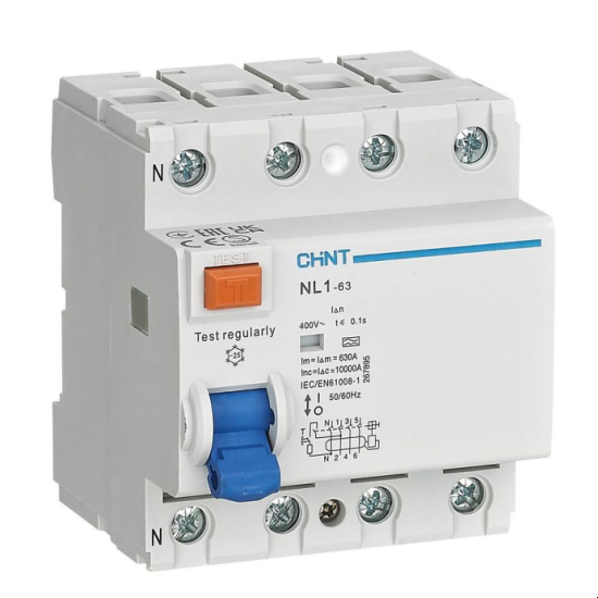 Chint NL1-63 6kA 4P A 40A-30mA фото