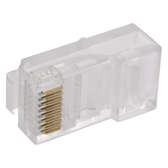 Коннектор ITK (CS3-1C6U) RJ-45 UTP cat.6 (цвет прозрачный)