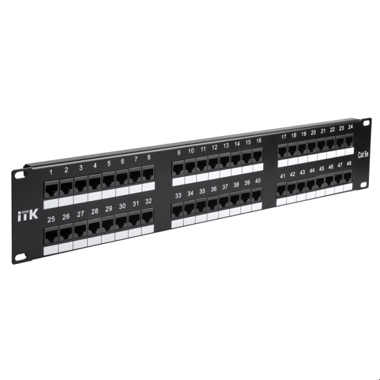 Патч панель cat.5e UTP 48 портов портов 2U ITK