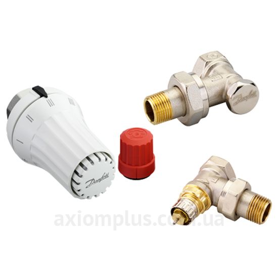 Термостатичний комплект кутовий Danfoss 013G5173 RAE+RA-N+RLV-S 1/2''