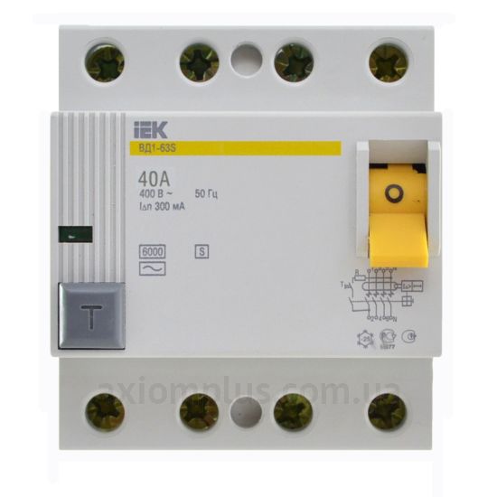 IEK ВД1-63S 4Р 40А 300мА фото