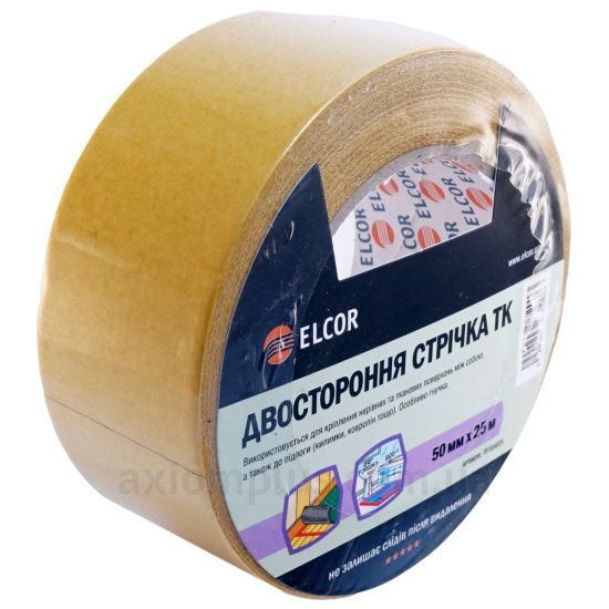 Ізоляційна стрічка жовтого кольору Elcor TEFB5025 (40206772)
