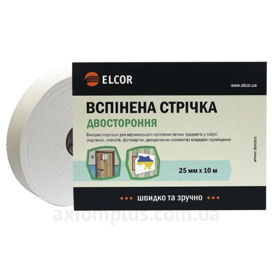 Ізоляційна стрічка білого кольору Elcor TEEVA2510 (40206780)