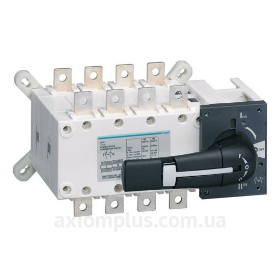 Корпусный разрывной 4P переключатель нагрузки 1-0-2 на 125А Hager HI451