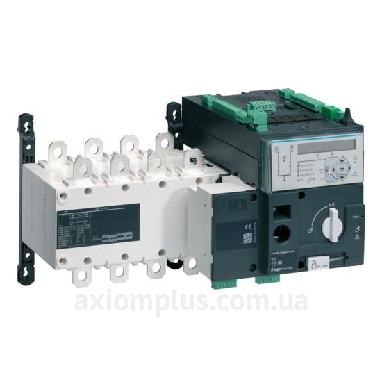 Корпусный разрывной 4P переключатель нагрузки 1-0-2 на 630А Hager HIC463E