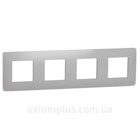 Фото Schneider Electric серії Unica Studio NU200830 алюмінієвого кольору