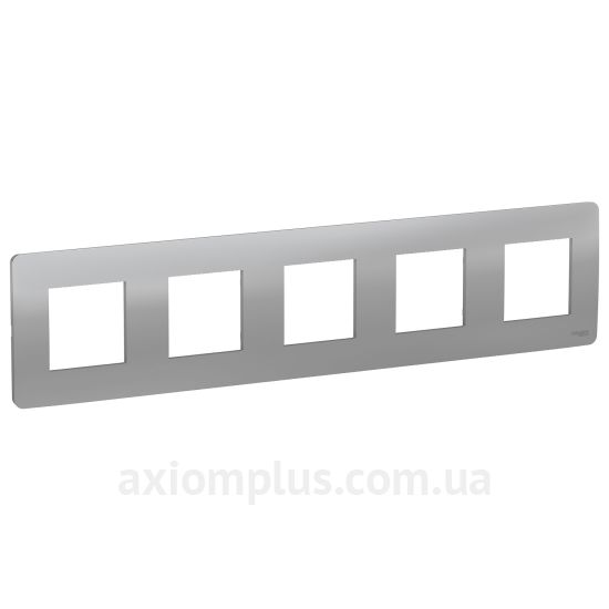 Зображення Schneider Electric серії Unica Studio NU201030 алюмінієвого кольору