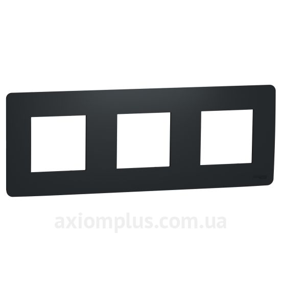 Зображення Schneider Electric з серії Unica Studio NU200654 антрацитового кольору