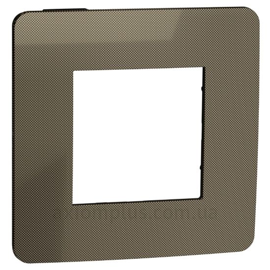 Фото Schneider Electric серии Unica Studio Metal NU280252 бронзового цвета