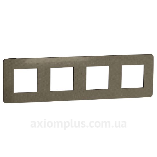 Изображение Schneider Electric из серии Unica Studio Metal NU280852 бронзового цвета