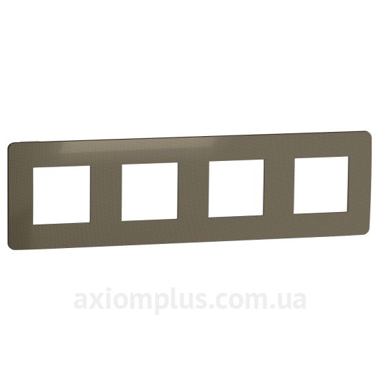 Изображение Schneider Electric из серии Unica Studio Metal NU280850 бронзового цвета