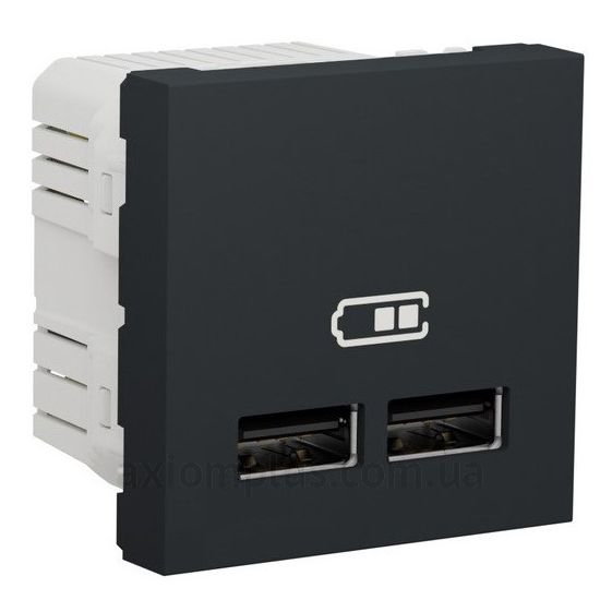 Фото Schneider Electric из серии Unica Pure, Unica Studio, Unica Studio Color, Unica Studio Metal NU341854 цвета антрацит