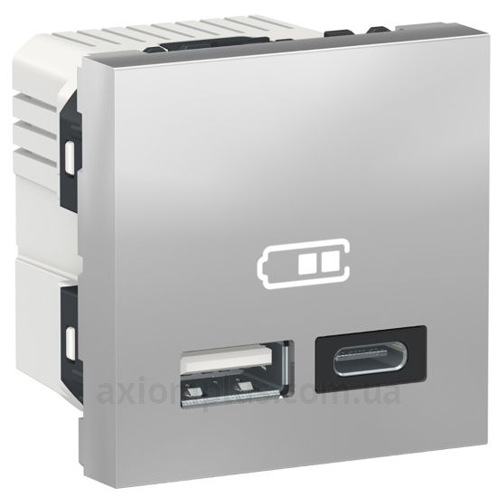 Изображение Schneider Electric из серии Unica Pure, Unica Studio, Unica Studio Color, Unica Studio Metal NU301830 цвета алюминий