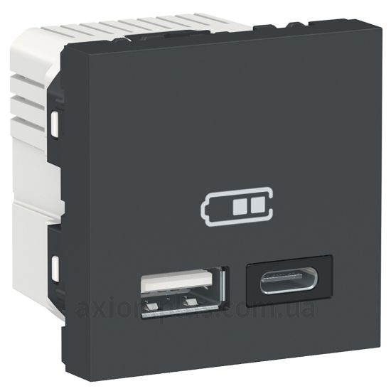 Изображение Schneider Electric из серии Unica Pure, Unica Studio, Unica Studio Color, Unica Studio Metal NU301854 цвета антрацит