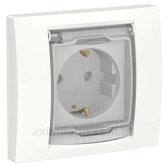 Фото Schneider Electric серии Unica Studio NU003718 белого цвета