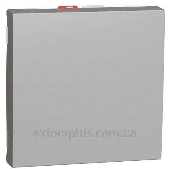 Фото Schneider Electric серії Unica Pure NU320330 алюмінієвого кольору