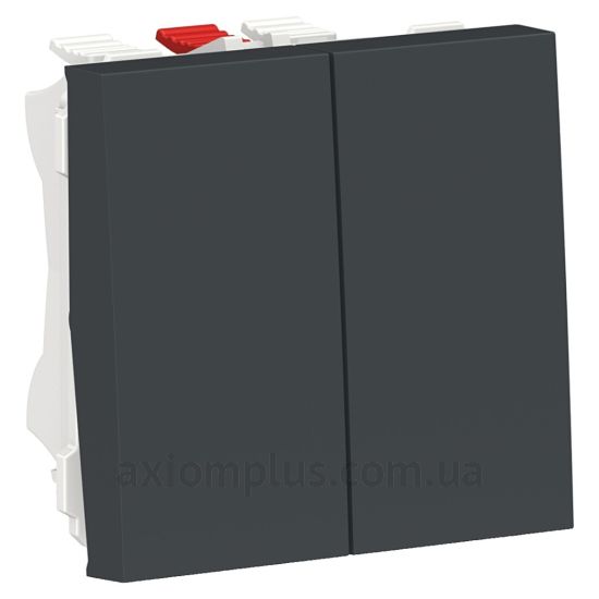 Фото Schneider Electric серії Unica Pure NU321354 антрацитового кольору