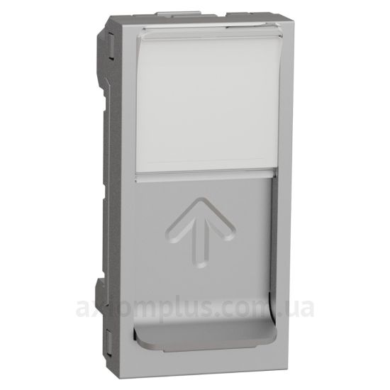 Фото Schneider Electric серії Unica Pure NU941030 алюмінієвого кольору