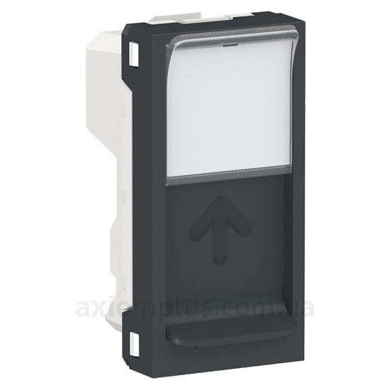 Фото Schneider Electric серії Unica Pure NU946054 антрацитового кольору