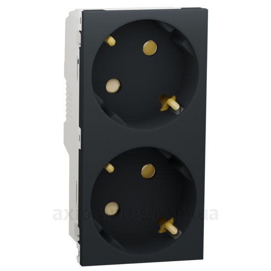 Изображение Schneider Electric серии Unica Pure, Unica Studio, Unica Studio Color, Unica Studio Metal NU306754A цвета антрацит