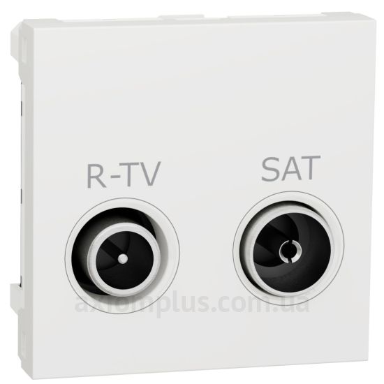 Зображення Schneider Electric з серії Unica Pure NU345418 білого кольору