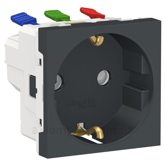 Изображение Schneider Electric серии Unica Pure, Unica Studio, Unica Studio Color, Unica Studio Metal NU305754 цвета антрацит