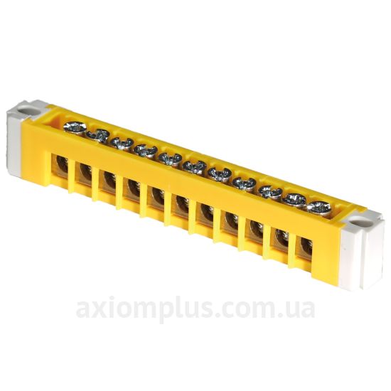 Фото шина (PE) ETI 1101283 (11 контактів) (жовтий колір)