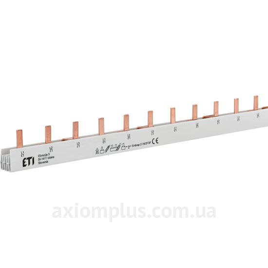 Шина ETI 2921255 PIN 3P 160А (39 контактов) (белый цвет) фото