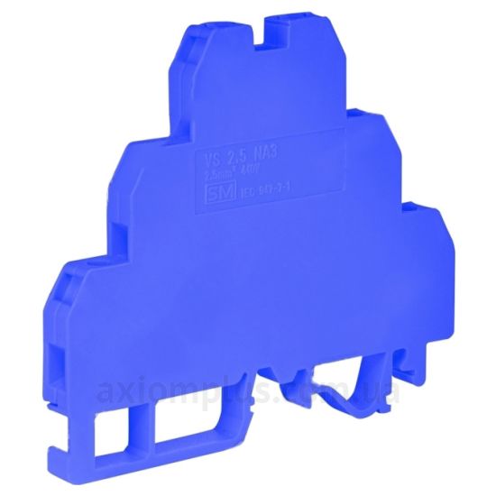 VS 3901341 ETI синього кольору (на 6 контактів) (S <sub>кабелю</sub> до 4мм²) , I<sub>n</sub>=24А