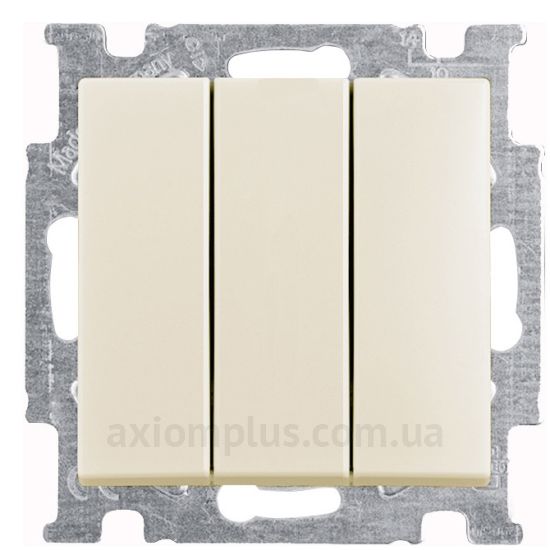 Фото ABB из серии Basic 55 106/3/1 UC-92-507 цвета слоновой кости