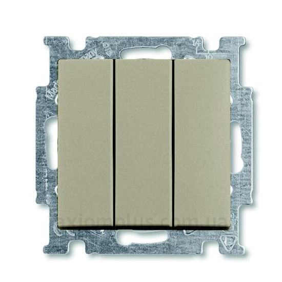 Фото ABB з серії Basic 55 106/3/1 UC-93-507 кольору шампані