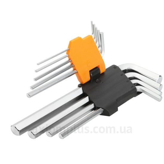 Изображение набора шестигранных ключей Tolsen 20048в пластиковом кейсе