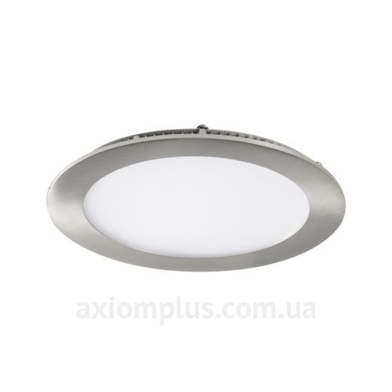Круглий світильник кольору нікелю Kanlux ROUNDA V2LED12W-NW-SN 27218 фото