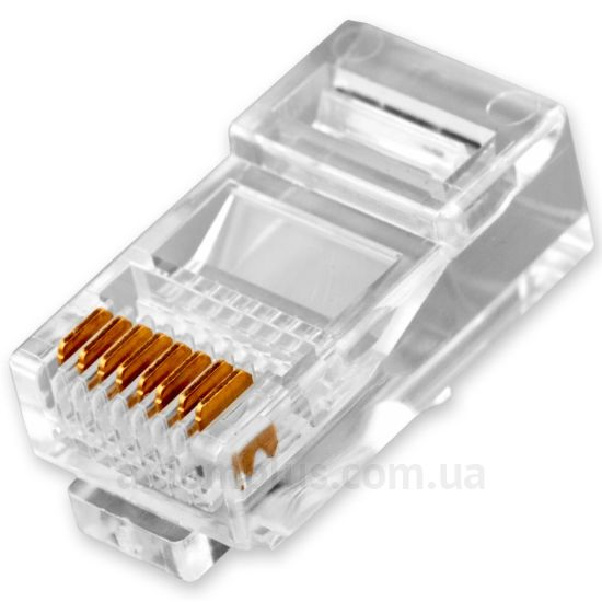 Конектор LogicPower (LP1921) RJ-45 UTP (колір прозорий)