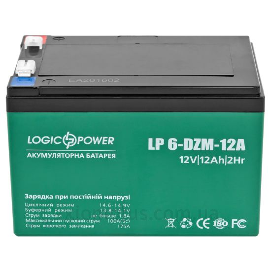 LogicPower LP 6-DZM-12 (12А/ч) фото