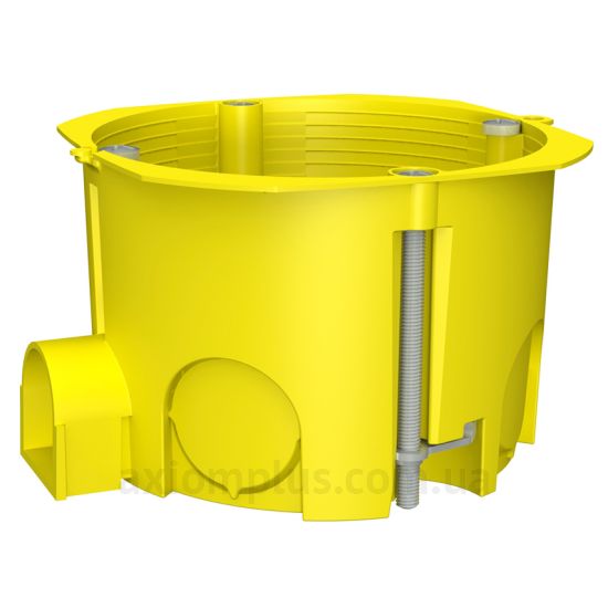 Желтый подрозетник Plank Electrotechnic MB002 (PLK4002400)