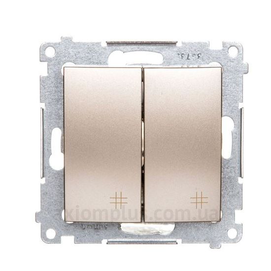 Фото Kontakt Simon из серии Simon 54 Premium DW7/2.01/44 цвета золота