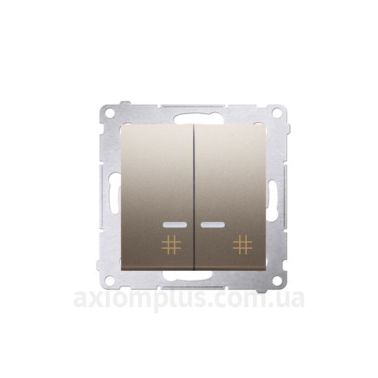 Изображение Kontakt Simon серии Simon 54 Premium DW7/2L.01/44 цвета золота